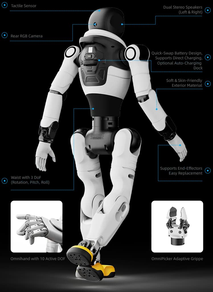 LingXi X2 humanoid robot — official AgiBot image 2
