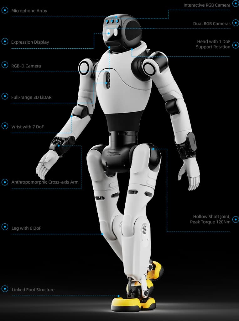 LingXi X2 humanoid robot — official AgiBot image 3