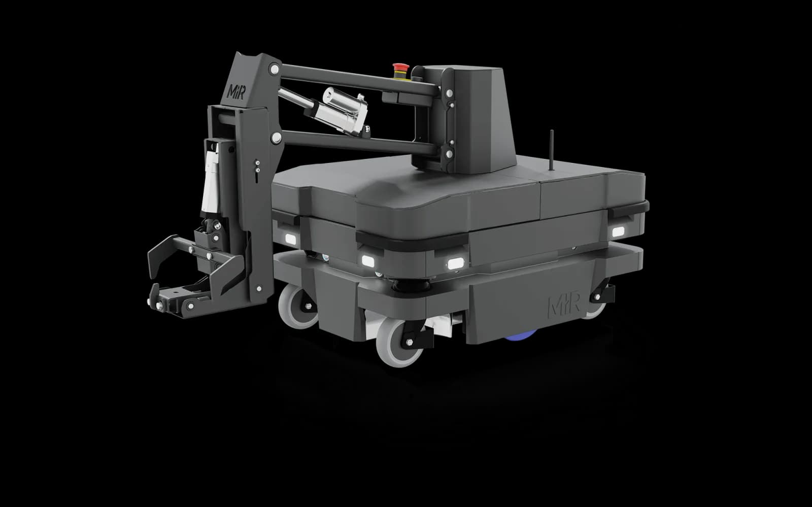 MiR250 Hook autonomous cart-towing robot