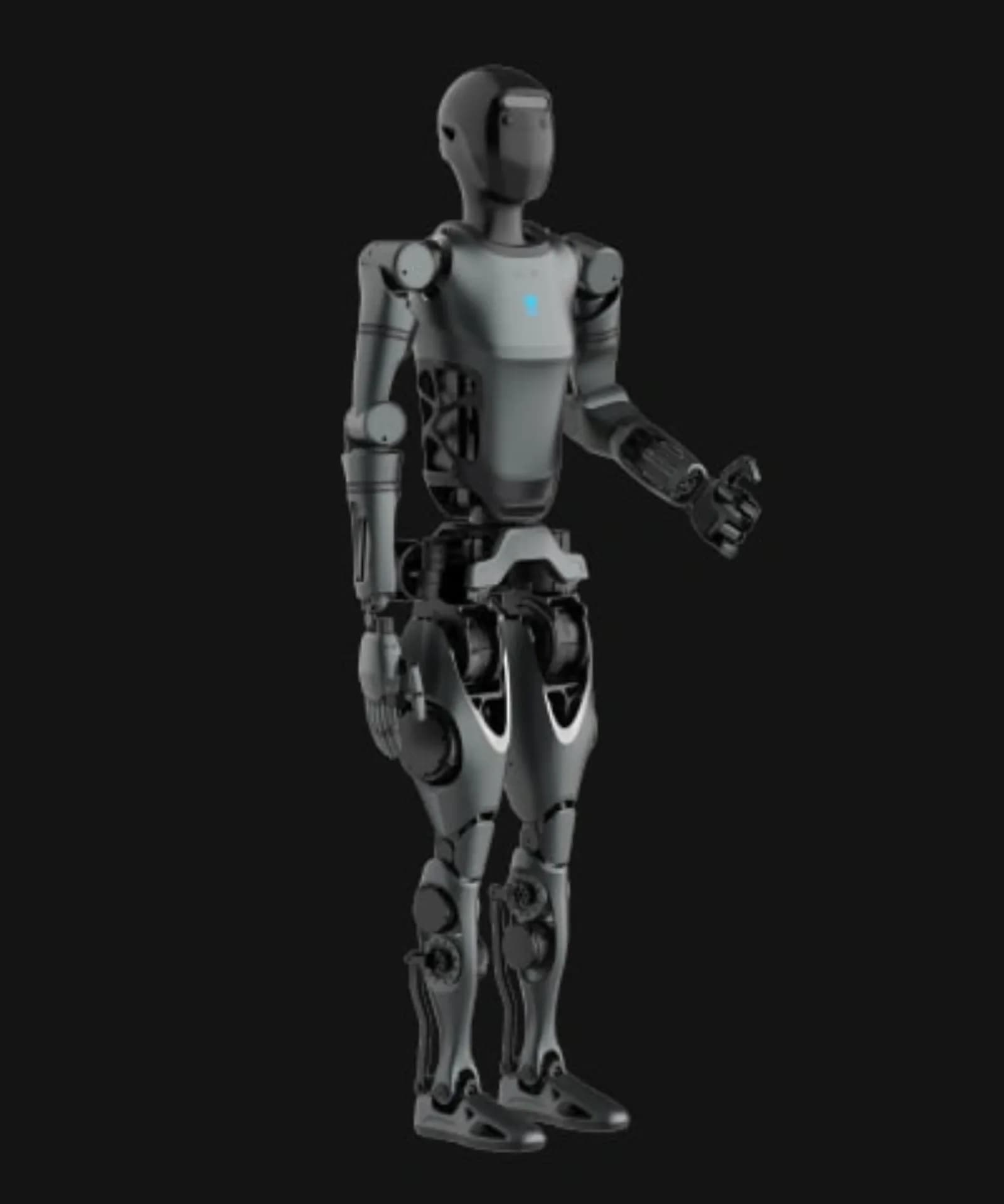 PUDU D9 bipedal humanoid robot — official Pudu Robotics image 2