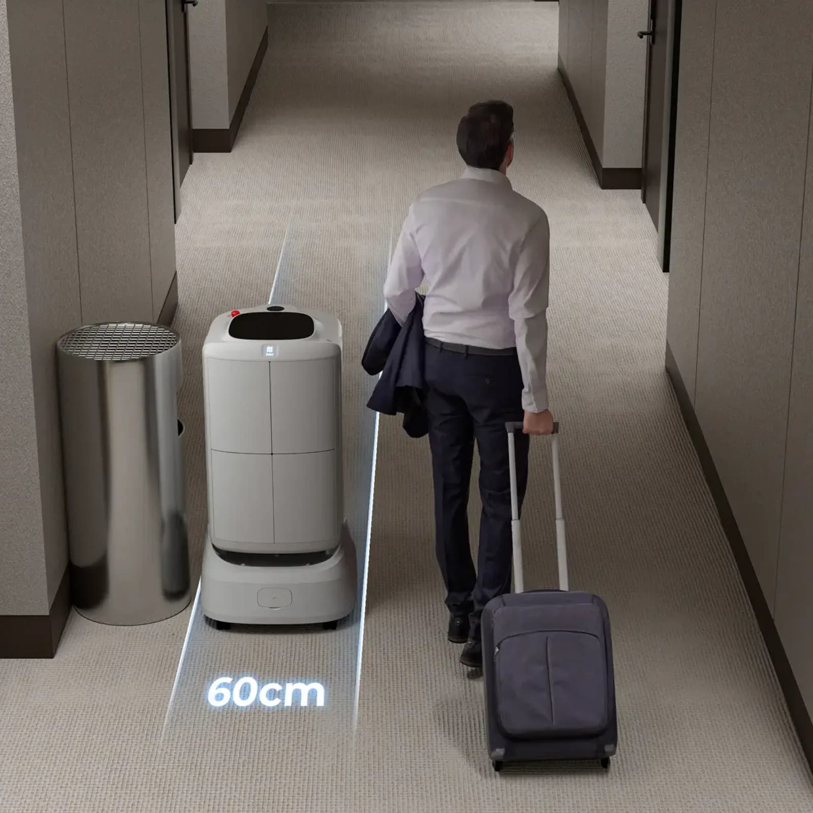 FlashBot Max delivery robot — official Pudu Robotics image