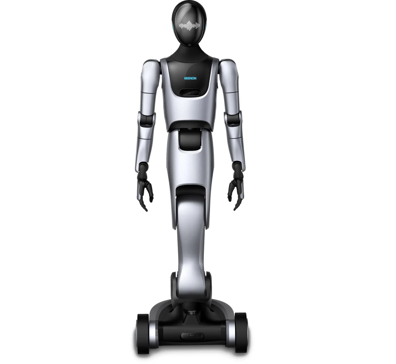 XMAN-R1 wheeled humanoid service robot — official KEENON Robotics image