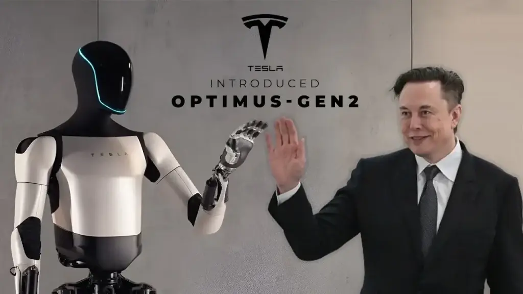 Tesla Optimus Gen 2 with Elon